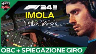 F1 24 IMOLA Esports Hotlap - COCKPIT CAM + Spiegazione Giro  (1:12.983) - Daniele Haddad