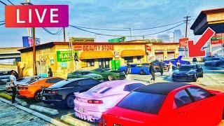 GTA 5 CAR MEET LIVE PS5 ANYONE CAN JOIN! #GTA5 #LIVE #carmeet