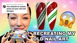 Recreating My Old Nail Art | Gel Nail Tutorial