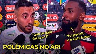 ALAN RUSCHEL RECLAMA DE EXPULSÃO E PENALTI E GERSON RESPONDE SOBRE PENALTI!