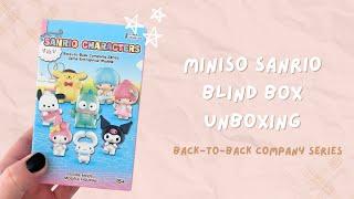 MINISO Sanrio Characters Blind Box Unboxing| Back to Back Company Series