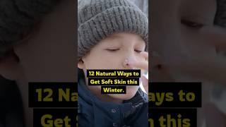 12 Natural Ways to Get Soft Skin This Winter | Winter Skincare Tips #shorts #shortsvideo