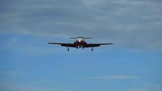 Canadian Forces Snowbirds landing @ CYFD Brantford Rotary Airshow 2018