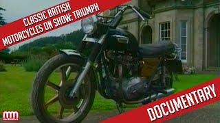 Classic British Motorcycles on Show: Triumph