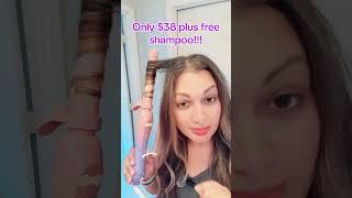 FLASH SALE: Curling Waver + Shampoo for $38! #beachwaves #curls #hairfok