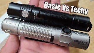 ThruNite TN12 Pro Vs Olight Warrior 3S Rechargeable LED Flashlight Comparison