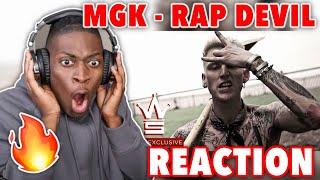 FIRST TIME HEARING Machine Gun Kelly “Rap Devil” (Eminem Diss) REACTION | WHO WON?!