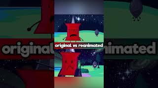 BFDIA 20 Reanimated Vs Original Comparison #bfdia #bfdi #shorts