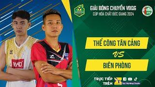 Full HD | Thể Công Tân Cảng vs Biên Phòng | Giải bóng chuyền VĐQG cúp HCĐG 2024