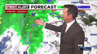 FOX 12 Oregon Friday evening weather forecast for Portland (11/8)