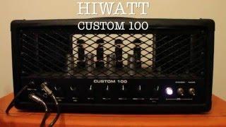 HIWATT DR103 Custom 100 Head Handmade boutique amp demo