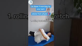 Back streches that are worth trying #back #backpainexercises #backstrech #backpain #physiotherapy