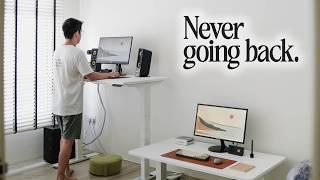 Finally, a Standing Desk That Can Actually Do *This*! 