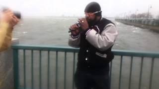 Hurricane Sandy Arriving In Brooklyn (10/29/12)