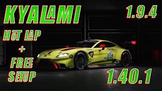 ASTON MARTIN GT3 KYALAMI 1.40.1 HOTLAP + FREE SETUP ACC v1.9.4.