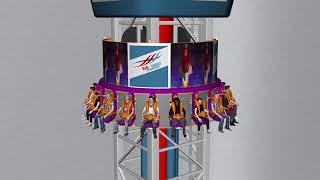 S&S Rotating Drop Tower Thrill Ride