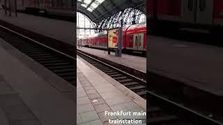 Frankfurt main train station,Germany#frankfurt