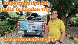 India to London @adventurewithsanjay / Important tips for preparation for Long trip। #awayindia