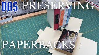 Using a Two-Piece Phase Box to Preserve Paperback Books // Adventures in Bookbinding