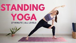 27 minute Standing Yoga Basics | Yoga For Beginners | Yoga without mat