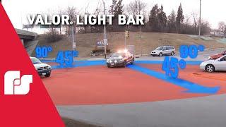 Federal Signal Valor Lightbar - for officers who rank safety as their top priority.