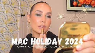 mac 'gift of gold' holiday 2024 ️