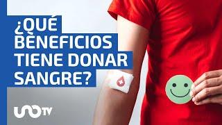 ¿Qué beneficios tiene donar sangre?, UNAM responde