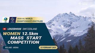 Biathlon World Championship 2025, Race 11, Mass Start Women, Lenzerheide, Switzerland