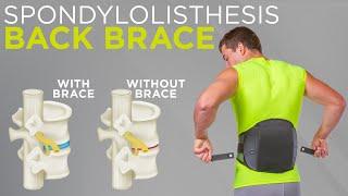 Spondylolysis Spine Support | Men & Women Spondylolisthesis Back Brace