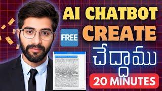 AI chatbot project with source code in Telugu | Vamsi Bhavani