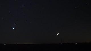 Shooting Stars & Fireballs Meteors in the sky over Saint Cloud, MN 11/9/2015