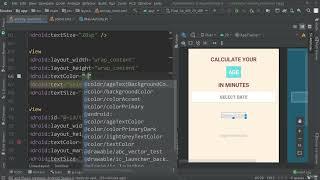 Age in Minutes Calculator  part 03 using kotlin android studio