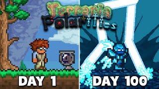 Surviving 100 Days in Terraria's Polarities Mod