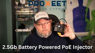 2 5Gb battery powered PoE injector - iBLOCK by Proxeet