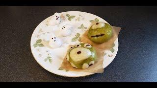 How to make Ghost Meringue and Monster Matcha Custard Bun