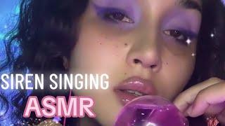 ASMR| SIREN SINGING, MERMAID FROM THE DEEP water sounds