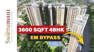 3600 sq ft 4 BHK Luxurious Flat @ Swarna Mani, EM Bypass | Exquisite Living in Kolkata | Watta Place