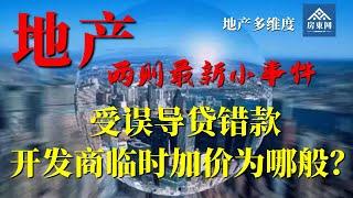 两个地产事件：选错贷款为哪般？开发商临时加价为哪般？（地产多维度9）