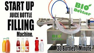 Start Up Cold Press Juice Business Juice Bottle Filling Machine Bio Bottler