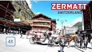 EXPLORING ZERMATT - THE MOST CHARMING VILLAGE IN SWITZERLAND - WALKINGTOUR (4K).