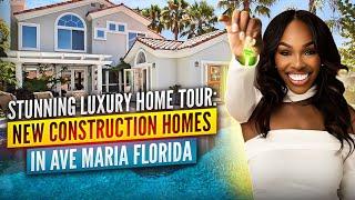 Stunning Luxury Home Tour: New Construction Homes in Ave Maria Florida