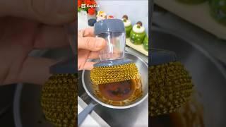 Tool Trove - This soap-dispensing brush simplifies cleaning.#shorts #TrendingNow #Viral #ytshorts
