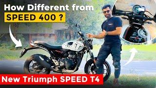 New Triumph Speed T4 (VS Speed 400) Ride Review | Who should buy? #triumphspeed400