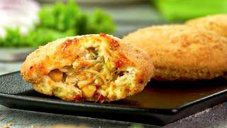 Chicken Bread Patties Recipe By SooperChef  (Iftar Recipes)