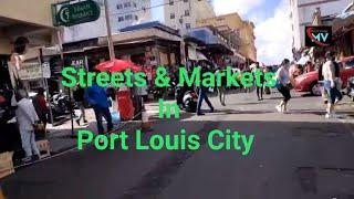 Walking In Streets Of Port Louis City