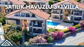 Didim Akbük'te Satılık 3+1 Havuzlu, Kelepir, Deniz Manzaralı Villa