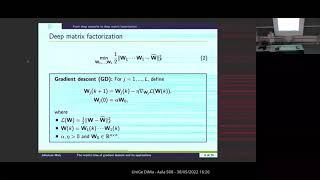 Johannes Maly (Eichstaett-Ingolstadt)- The implicit bias of gradient descent and its applications