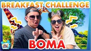 Disney World BREAKFAST Challenge -- Boma Review