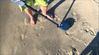 Gold Chain on the Beach - Minelab SDC 2300 vs Garrett ATX