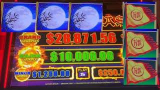 MAXED OUT $10K MAJOR!!! High Limit Dragon Link at Palms casino!!!